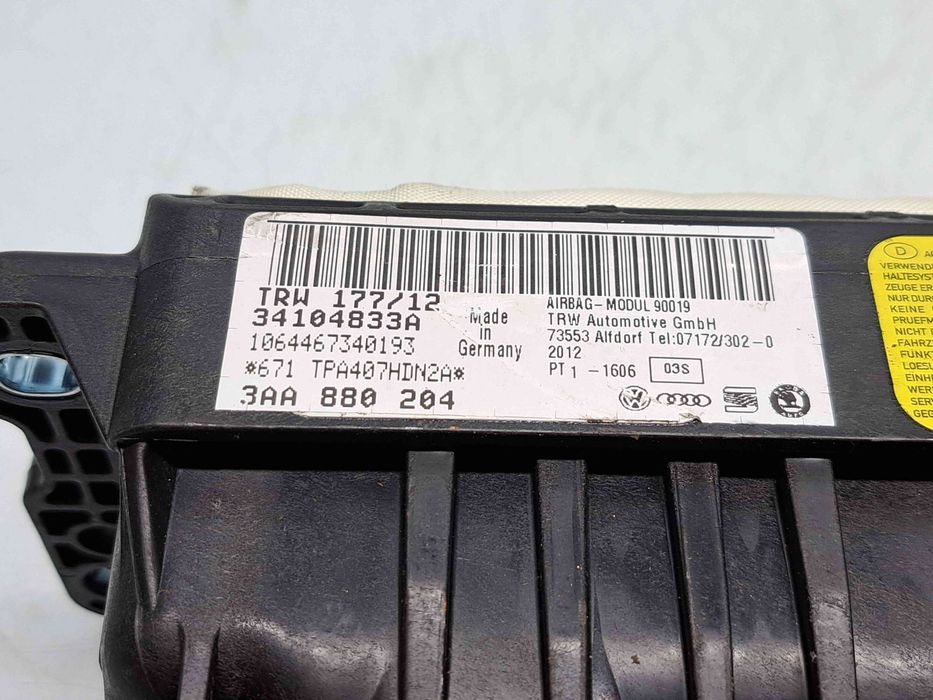 Airbag pasager Volkswagen Passat B7 (365) Variant [Fabr 2010-2014] 3A