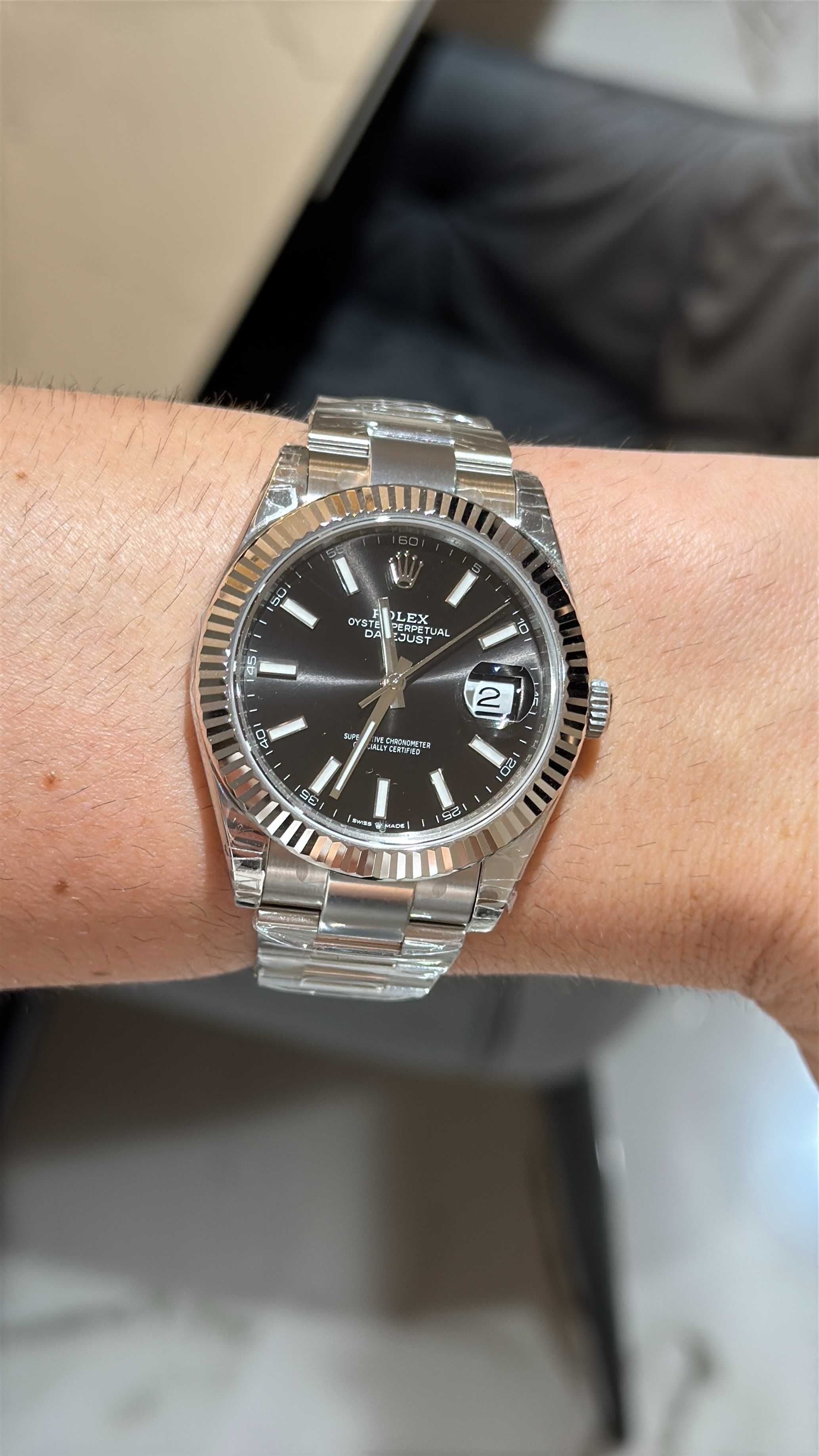 Rolex Datejust 41mm Oyster / черни