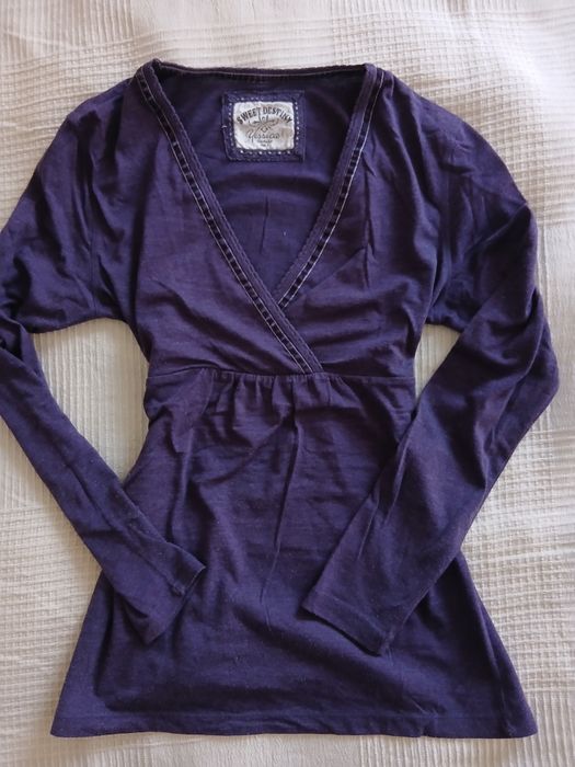 Babydoll блуза с дълъг ръкав