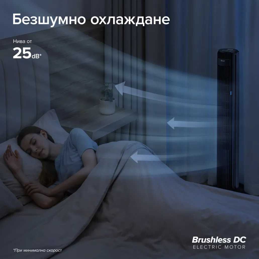 Вентилатор тип кула Levoit TempSense 42 DC Tower Fan (107 см)
