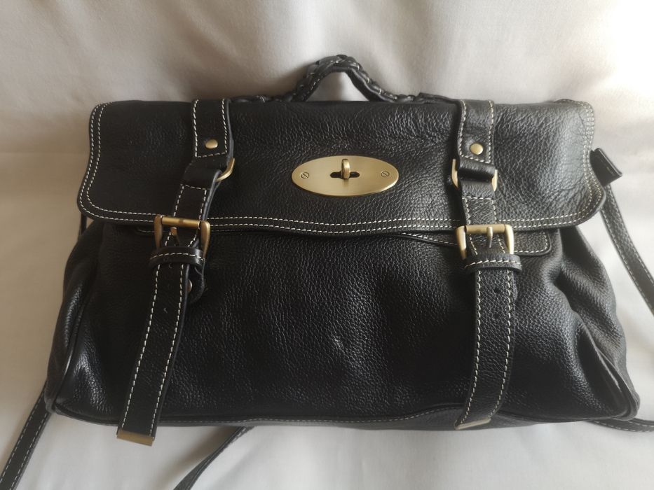 Чанта естествена кожа