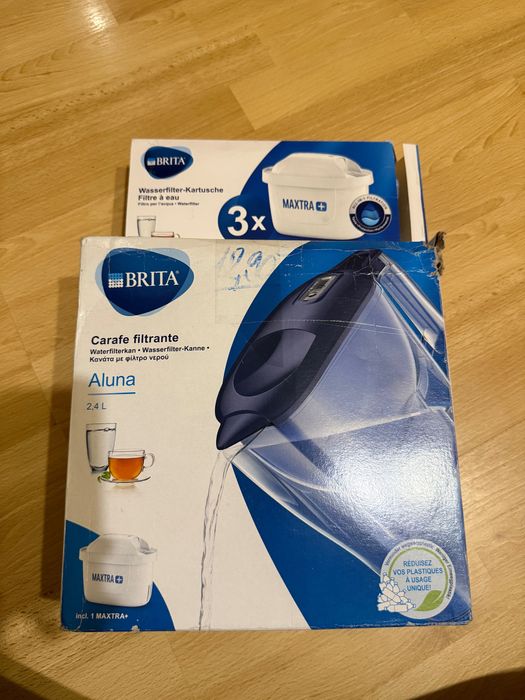 Продавам комплект BRITA – Кана Aluna 2.4L + 3 филтъра Maxtra+