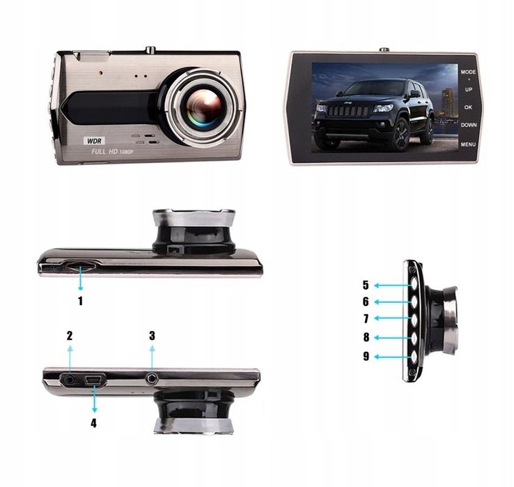 видерегистратор dvr + kамера асистент при паркиране verk 10094