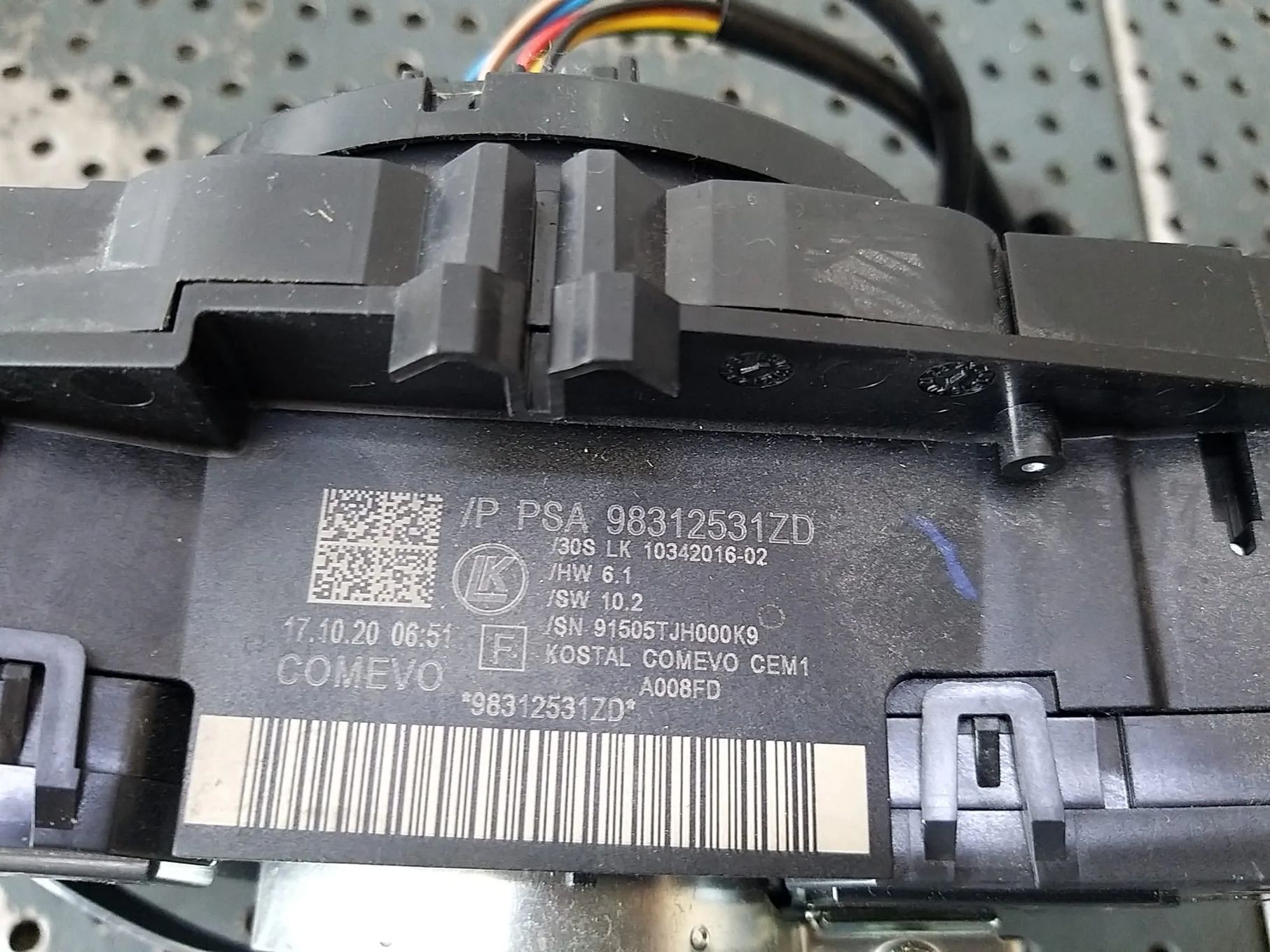 Bloc manete semnalizare stergator parbriz tempomat spirala volan opel zafira e life 98312531zd 1034201602