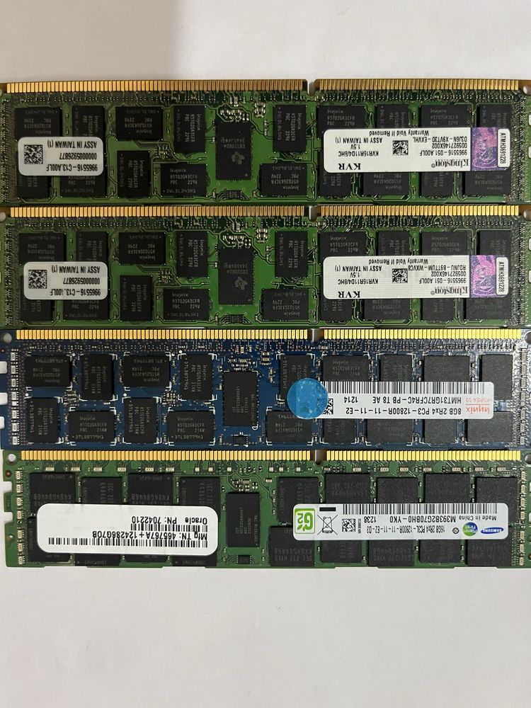 Серверное ОЗУ, DDR3, 8 Гб(3-шт), 16ГБ(1-шт)