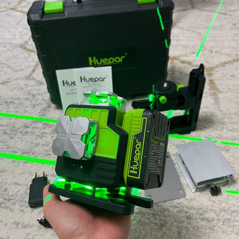 Nivela Laser Huepar P04CG 4D cu 16 Linii NOU