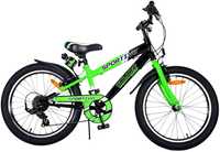 Bicicleta pentru baieti Volare Sportivo, 20 inch, culoare verde/negru,