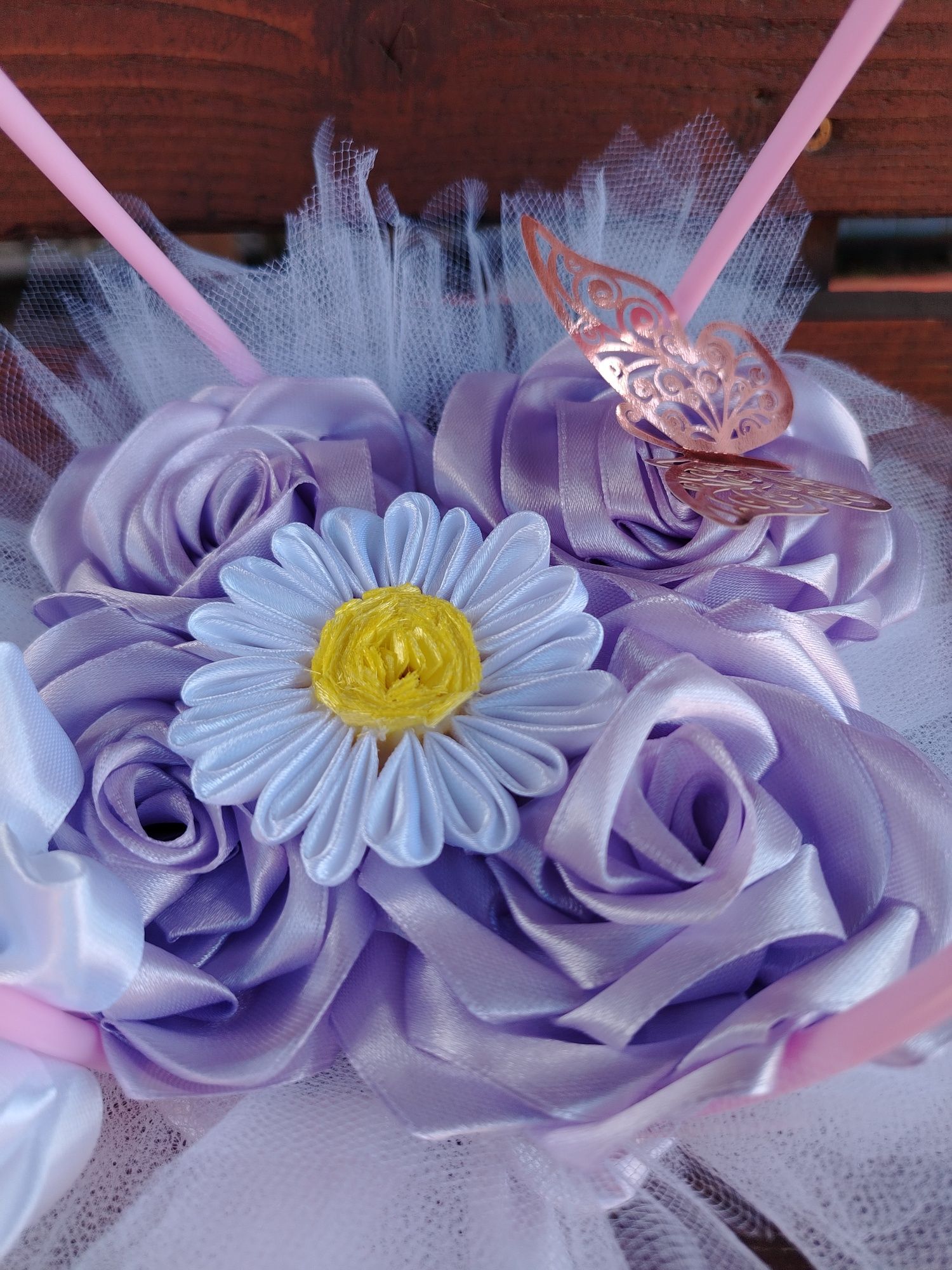 Cosulet flori din satin
