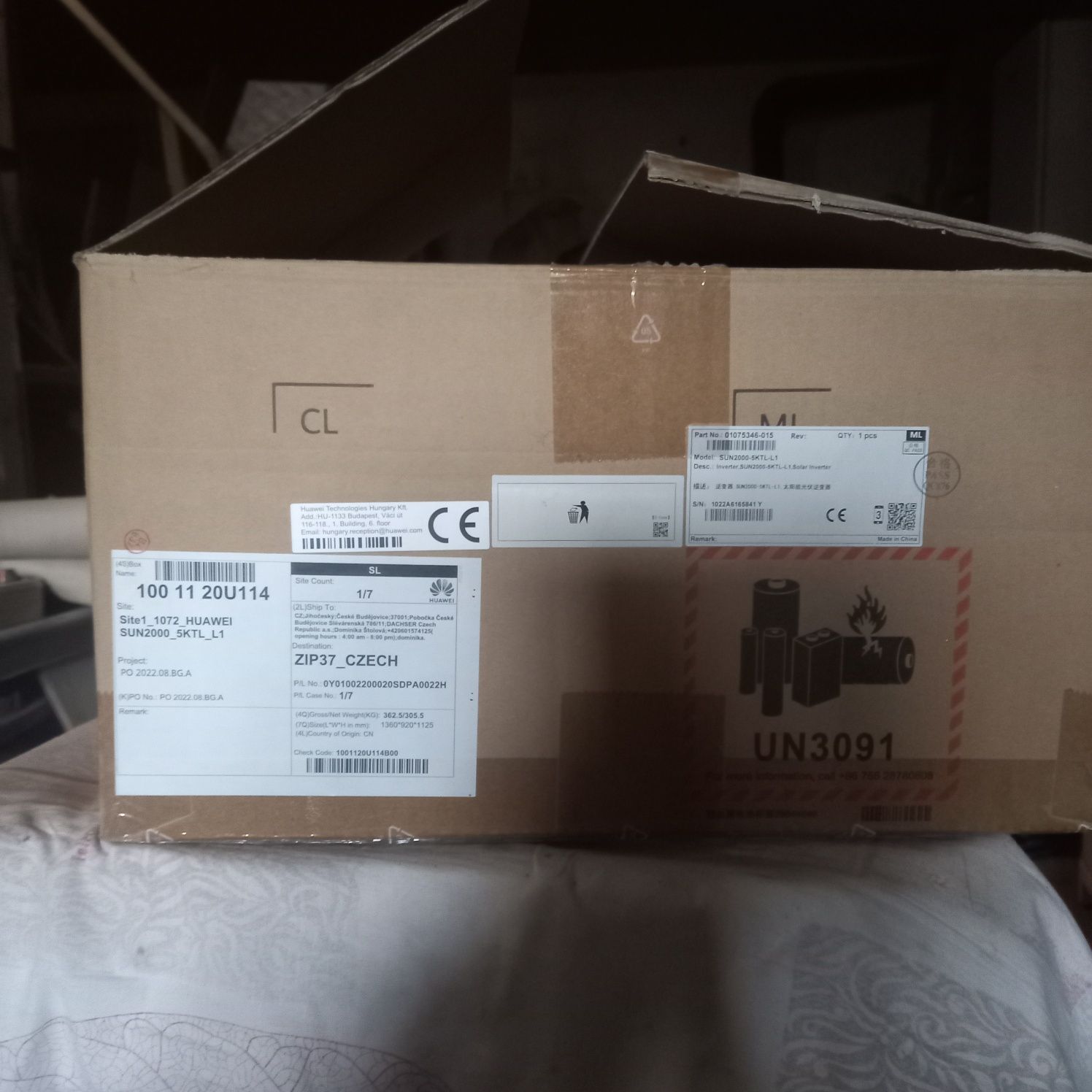 Хибриден инвертор Huawei Inverter SUN2000-6KTL-L1 Single Phase