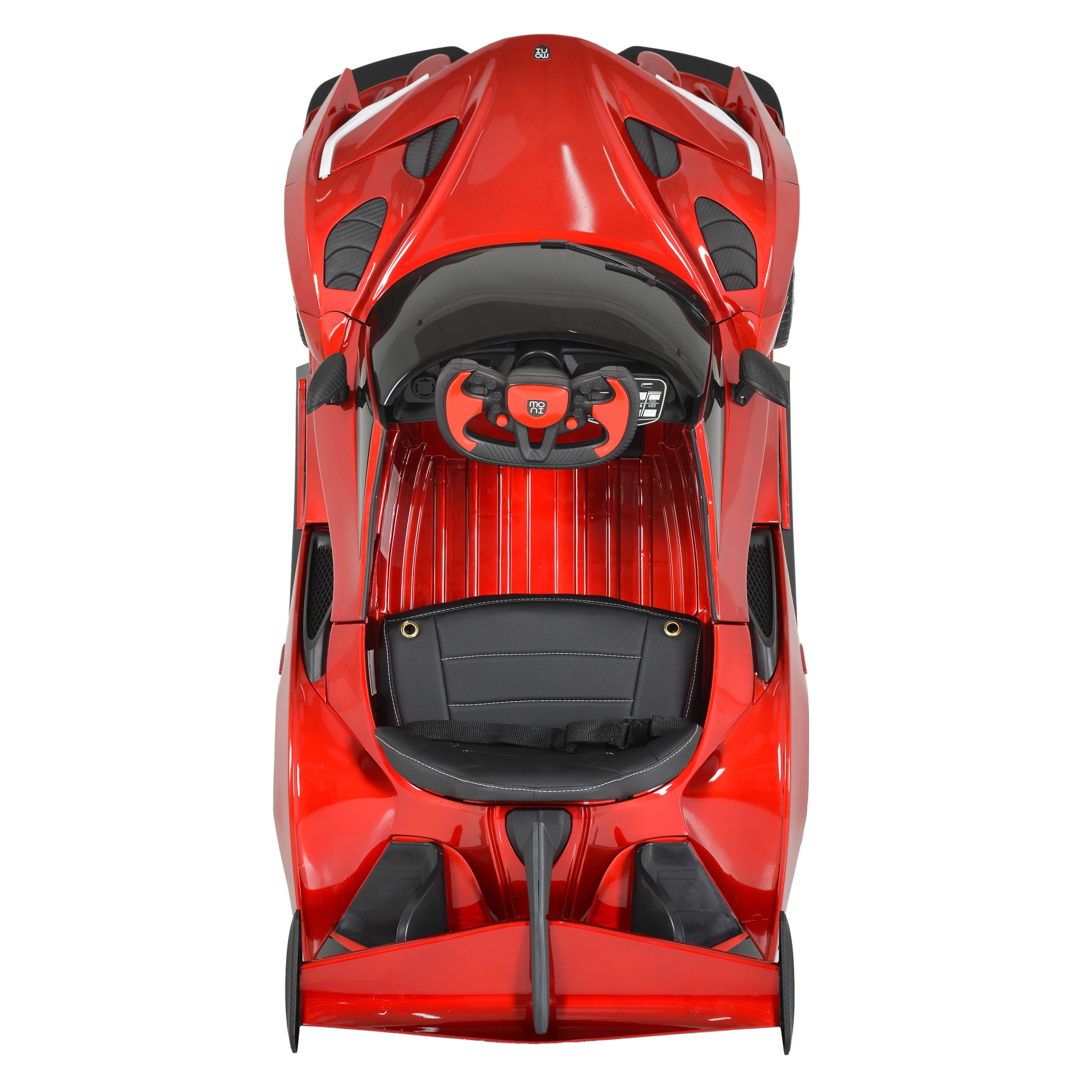 ПРОМОЦИЯ!НОВО!Акумулаторна кола Flash RED с 4Х4,12V БАТЕРИЯ,меки гуми