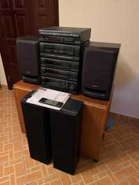Sistem Audio Hi-Fi AIWA Z-D9100M + Disc Player AIWA DZ-Z9100M + 2 Boxe