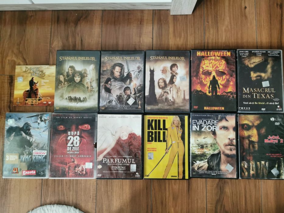 Filme TOP HORROR -28 Days later/ Kill Bill / King Kong/ SAW2 /Hallowen