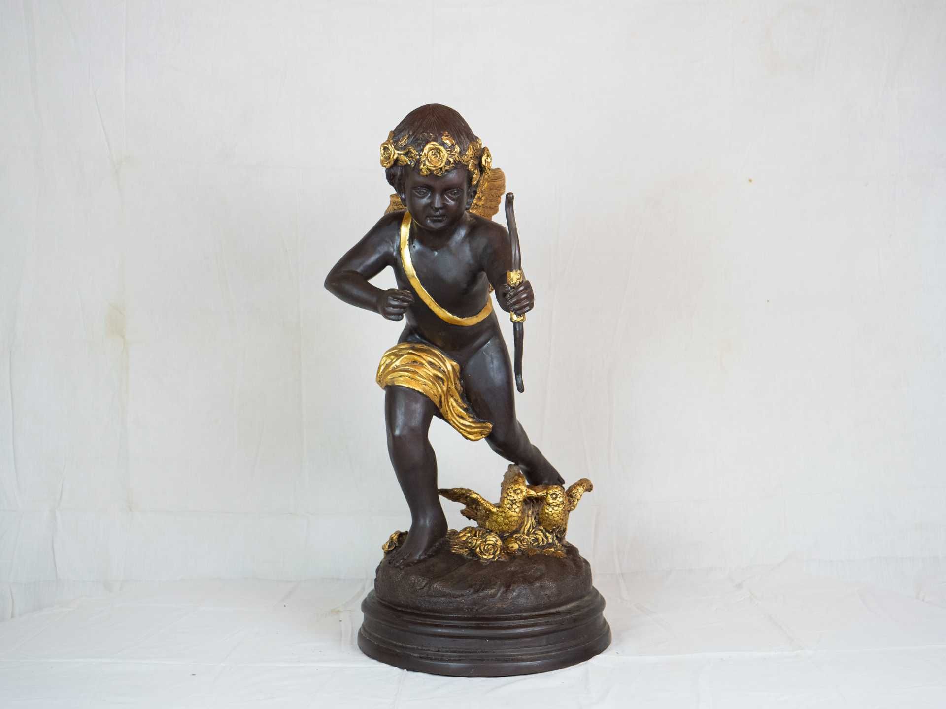 Statuie mare bronz Cupid semnata Daste