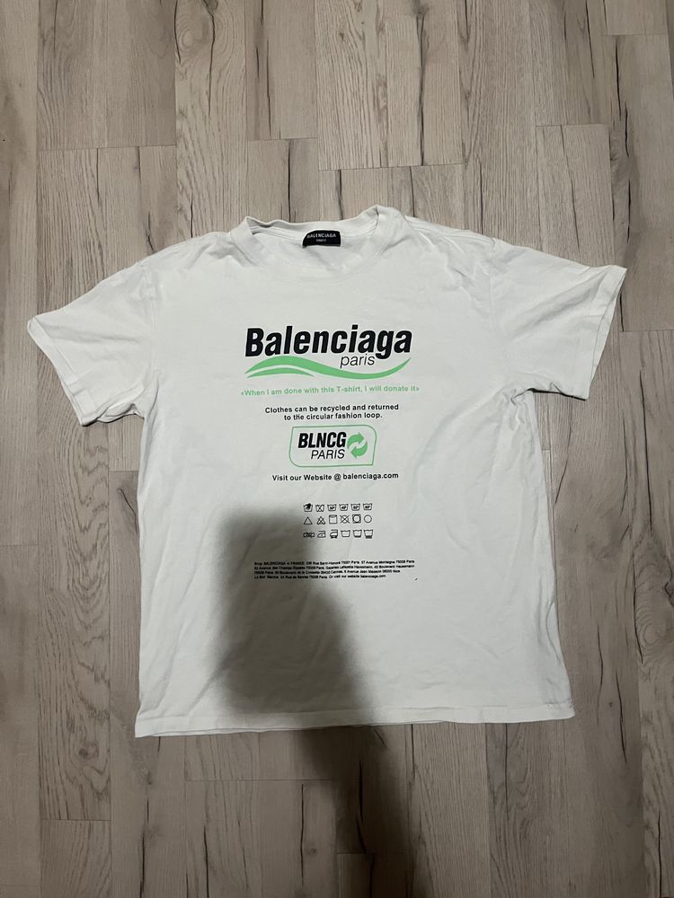 Balenciaga тениска Sail Nike Supreme jordan vlone trapstar off white