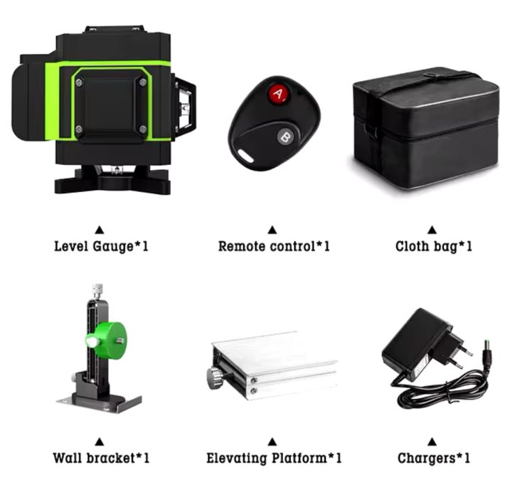 Oferta - Pachet Nivela Laser 16 Linii Geanta Transport Telecomanda