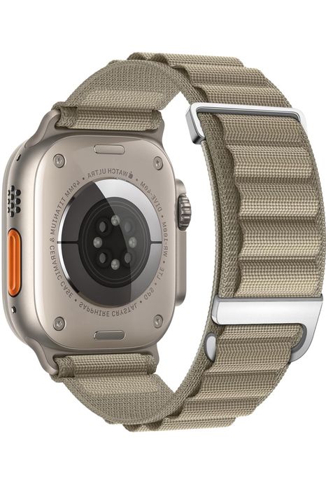 Curea Husa Nylon Double Metal Double Compatibila Ceas Apple Watch