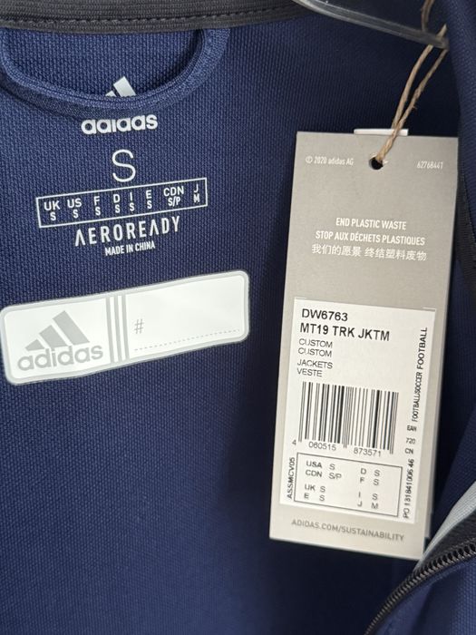 Bluza adidas albastra