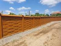 Gard din beton cu sau fără montaj
