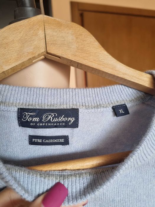 Мъжки кашмирен пуловер, размер Xl