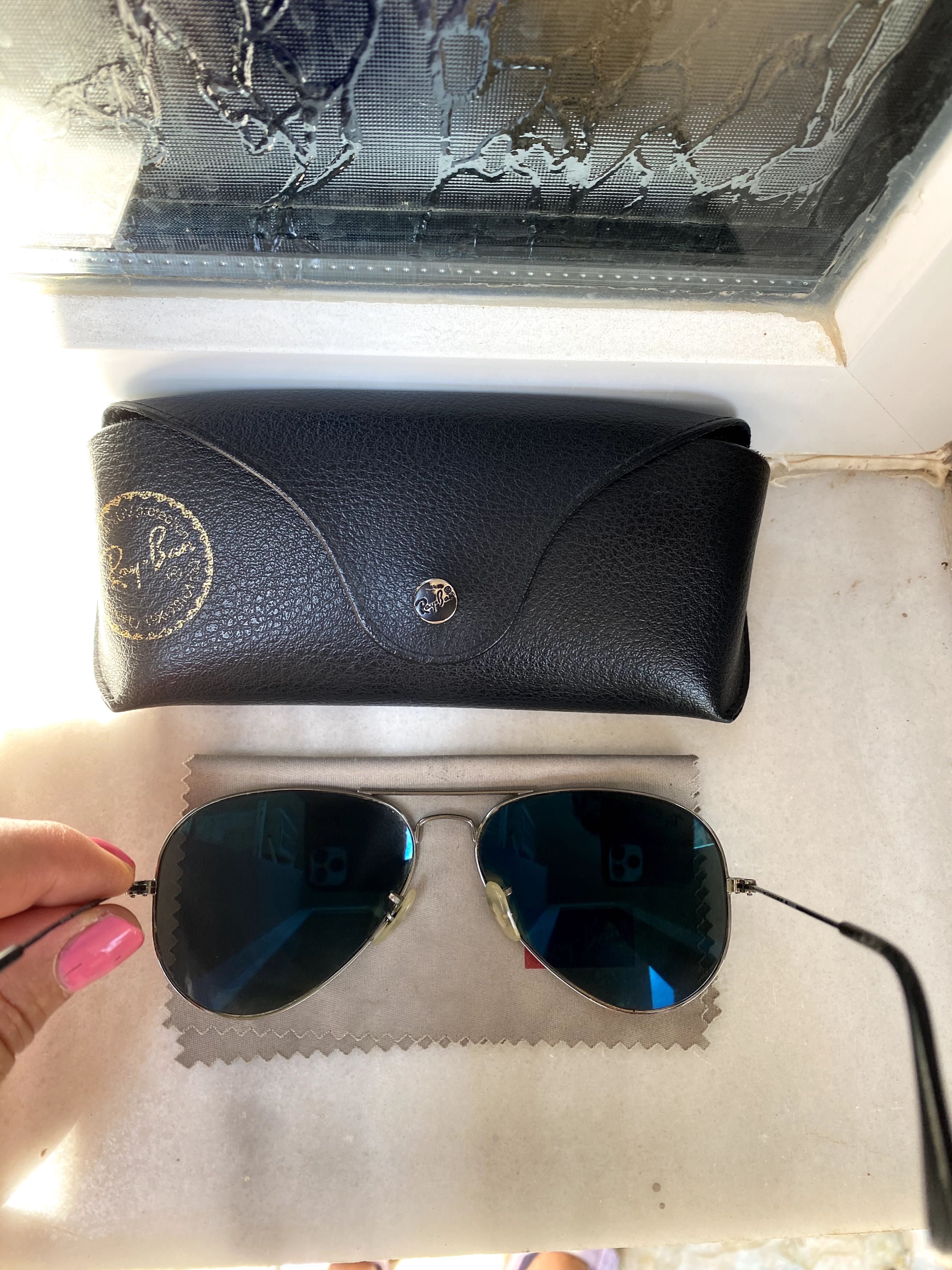 Слънчеви очила Ray-Ban Aviator Metal II поляризирани.