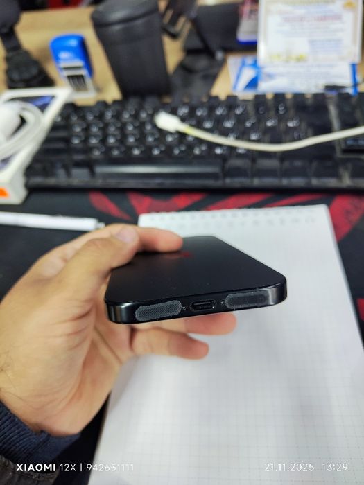 Iphone 16 pro 128 CH/A dual sim  100 Yomkis 41 sikl