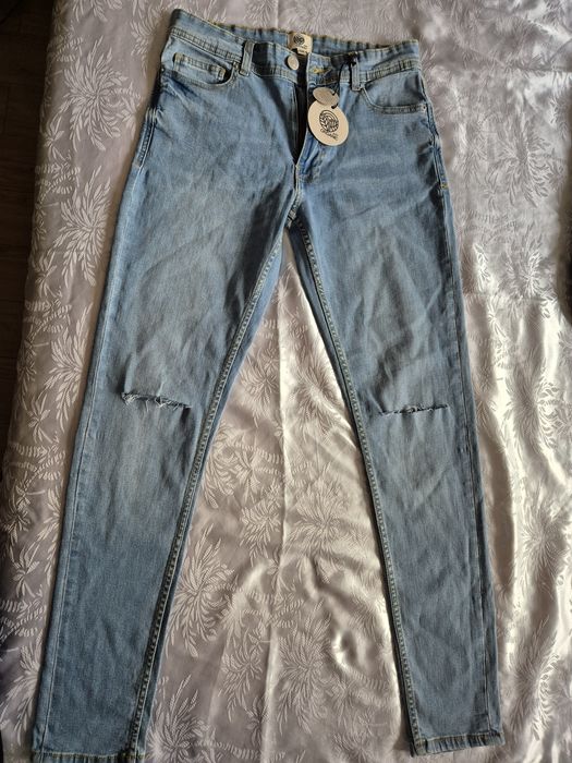 Ocazie Lot 3 Perechi Pantaloni 11-12 ani cu franjuri noi eticheta UK