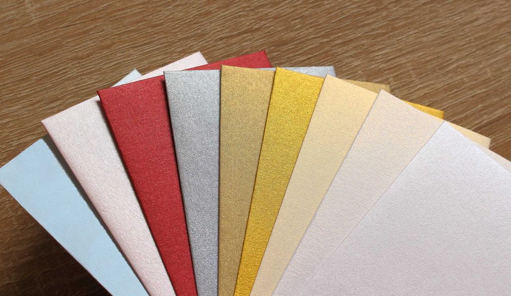 Перлени пликове за сватбени покани - Луксозни пликове различни размери