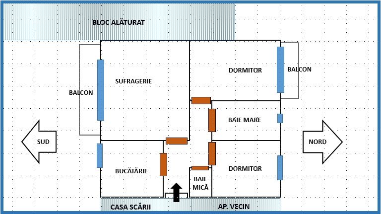 Apartament 3 camere Piața Verde, Calea Aradului