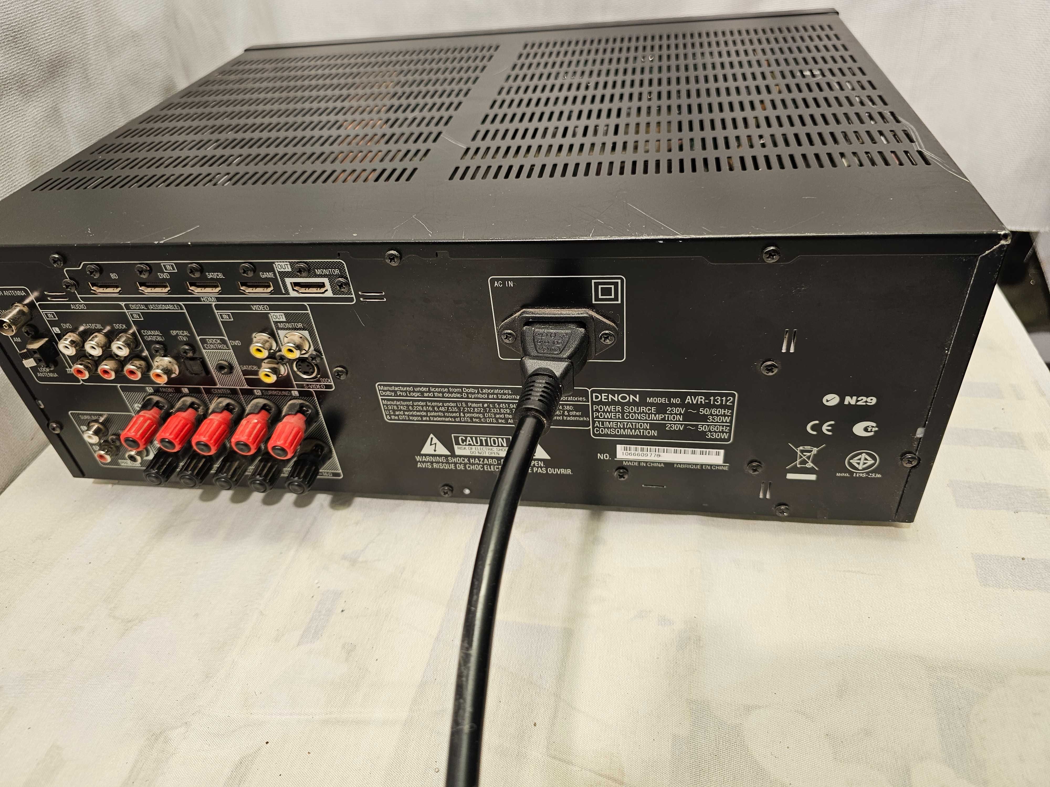 Statie amplificator Reciver DENON AVR-1312 HDMI