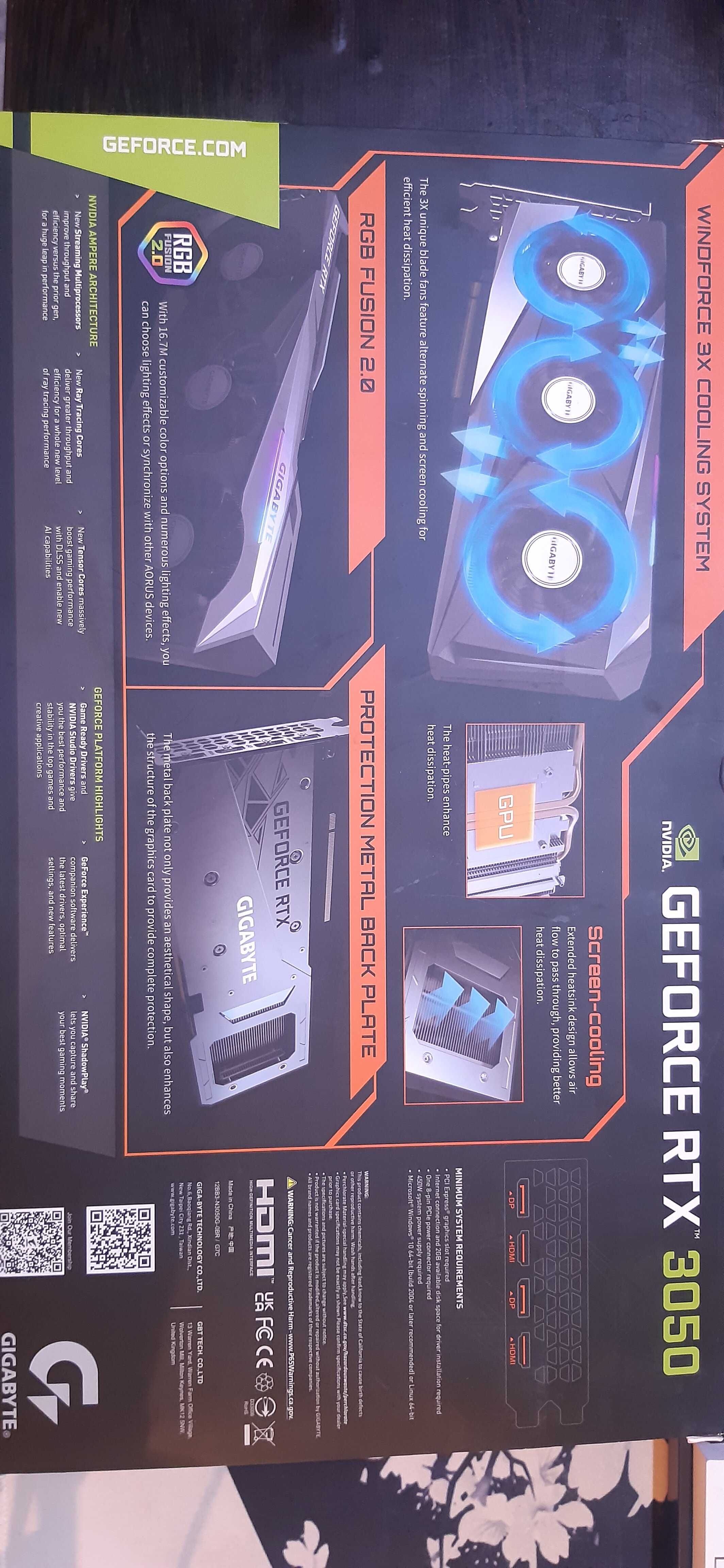 GIGABYTE GeForce RTX 3050 Gaming OC