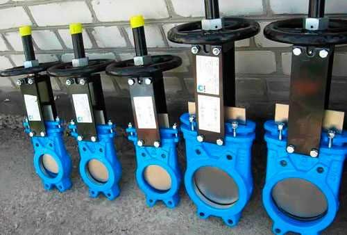 Задвижки шиберные и стальные, ГОСТ, доставка ДУ 50 до ДУ 500