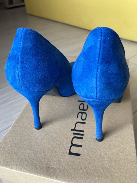 Pantofi stiletto Mihaela Glavan piele naturala, marimea 37