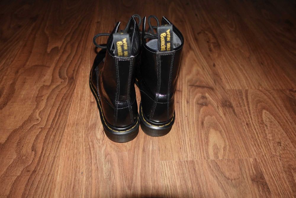 Ghete Dr. Martens 1460, Negre, Marimea 39, Stare foarte buna