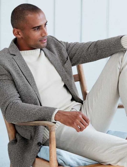 Sacou blazer slim 52 XL casual GIOTELLI de lux lana moale respirabila