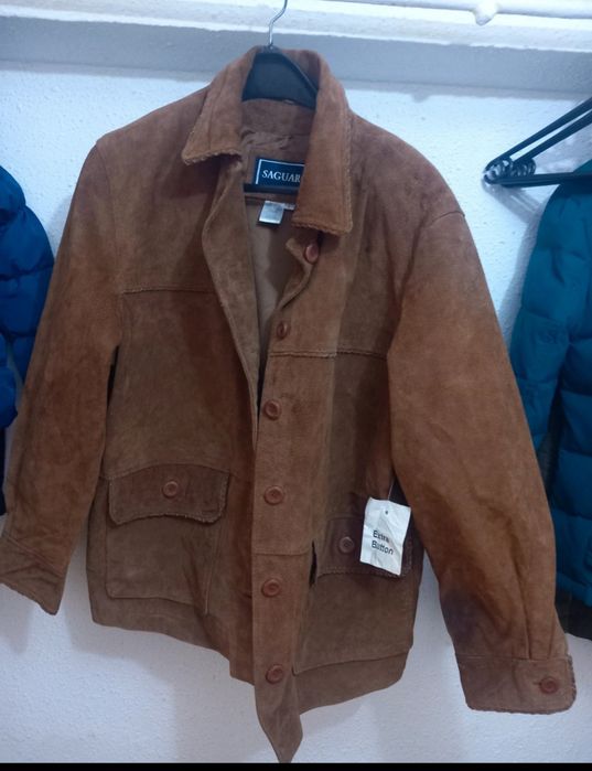 Sacou barbat Saguaro - 100% piele , made in India , marime L