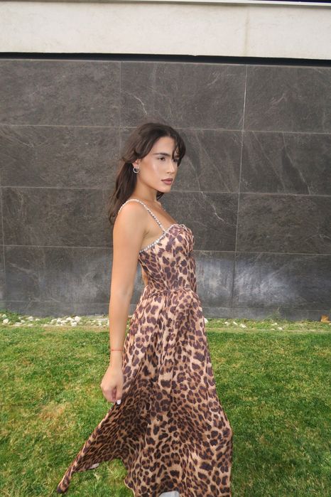 Leona Grace леопардова рокля