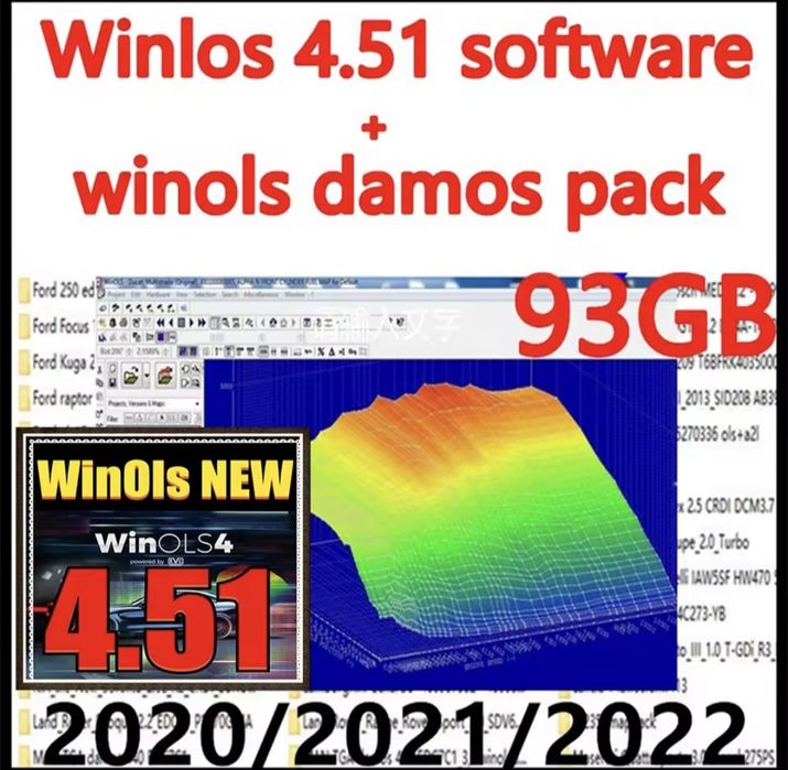 WinOls 4.51 + mediu de invatare PDF+ Damos 2020