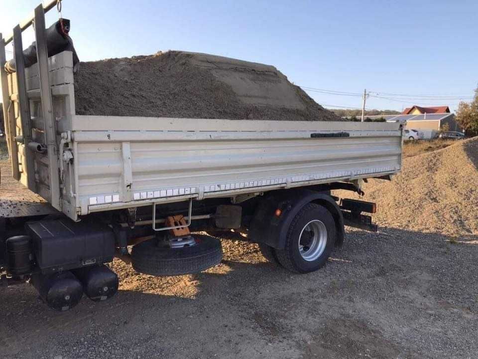 Vand si transport moloz Pamant negru pentru gazon transport moloz