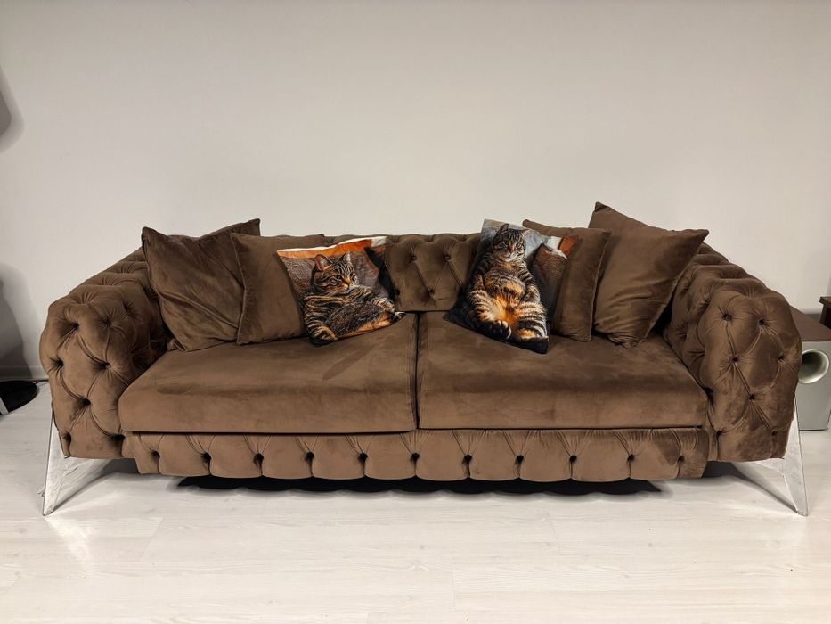 Canapea Chesterfield sezut motorizat USB charging port