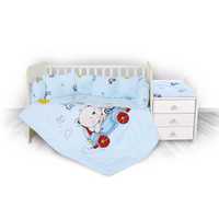 Детска завивка и обиколник за бебешко легло