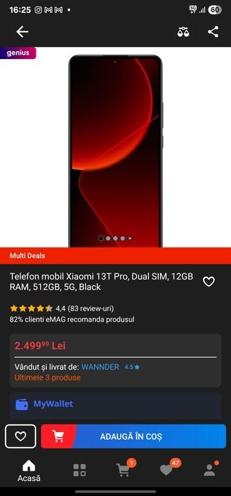 Vând Xiaomi 13T Pro - nou 512Gb