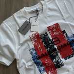 Tricou Alb Balenciaga Imprimeu Digital