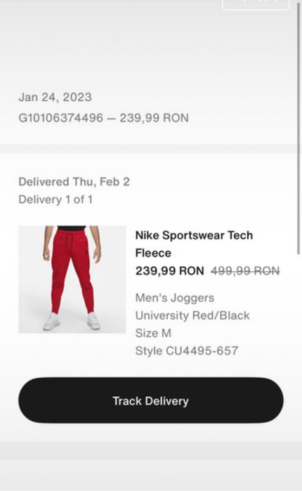 Pantaloni nike tech
