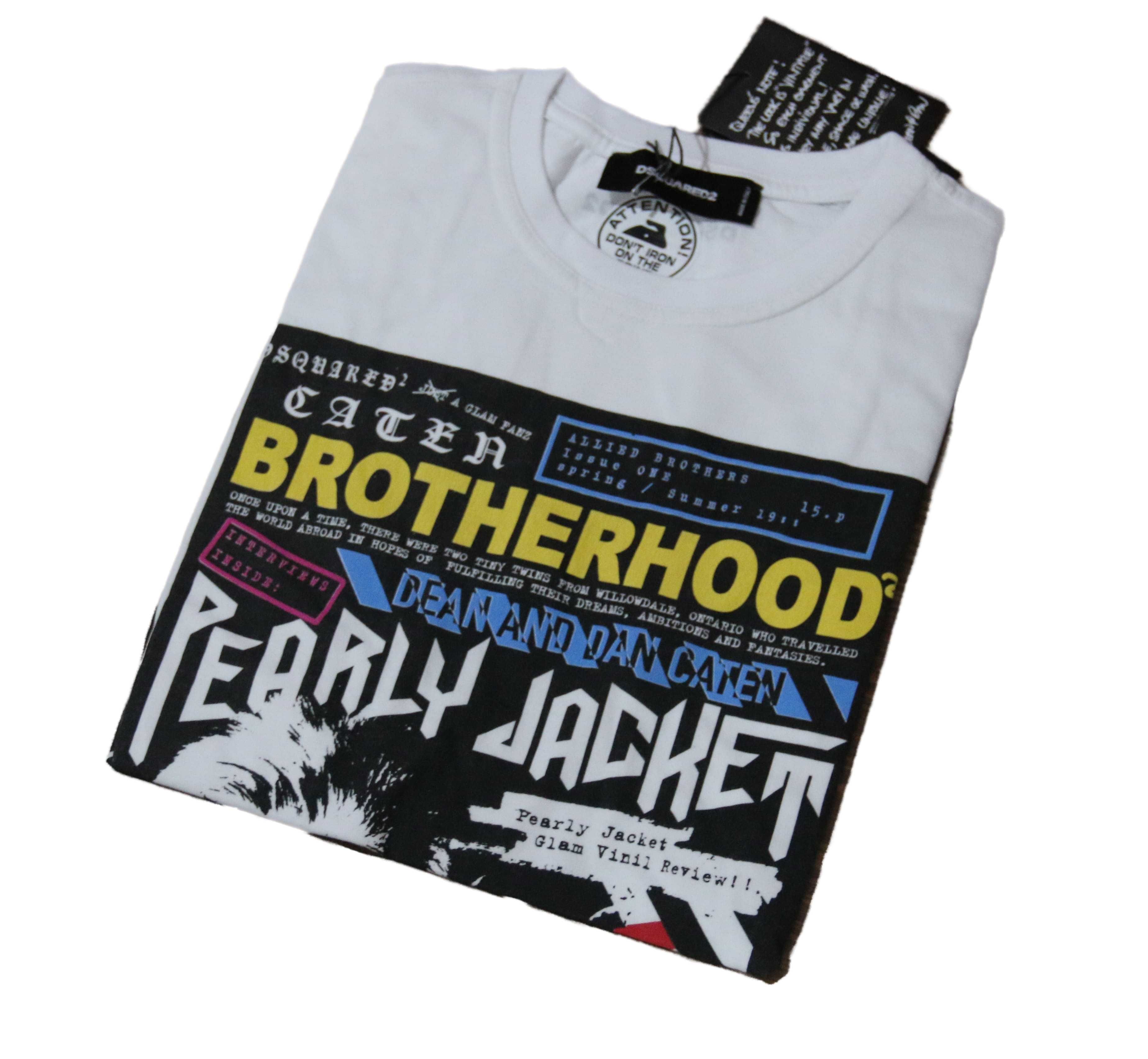 Мъжка тениска Dsquared2 Brotherhood Slim Fit - S, L, XL, 2XL