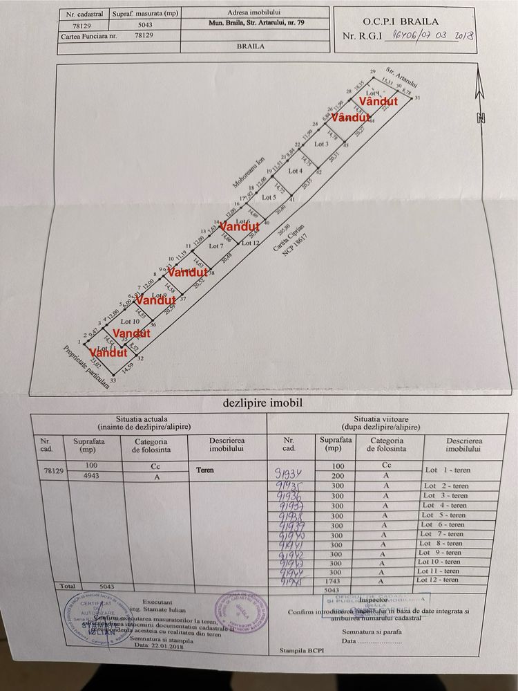 Vand loturi casa 300m2