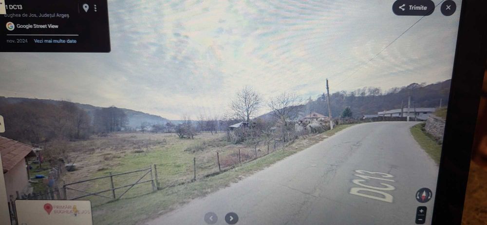 Vand patru loturi teren intravilan Bughea de Jos, Argeș, total 8509 mp