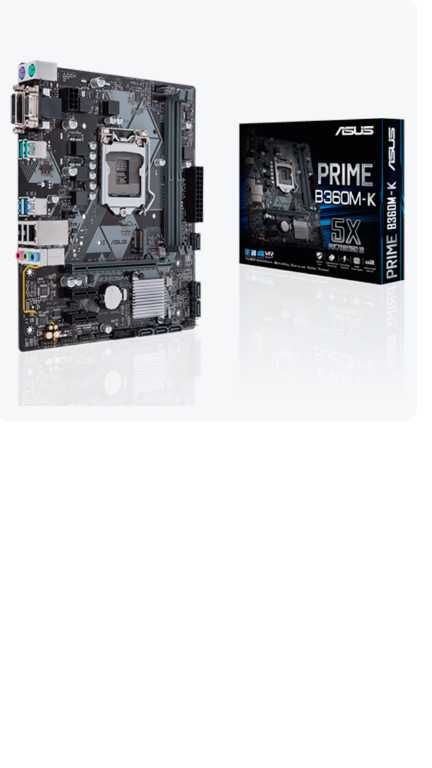 Мат плата + процессор Asus PRIME B360M-K + Intel Core i5 9400F