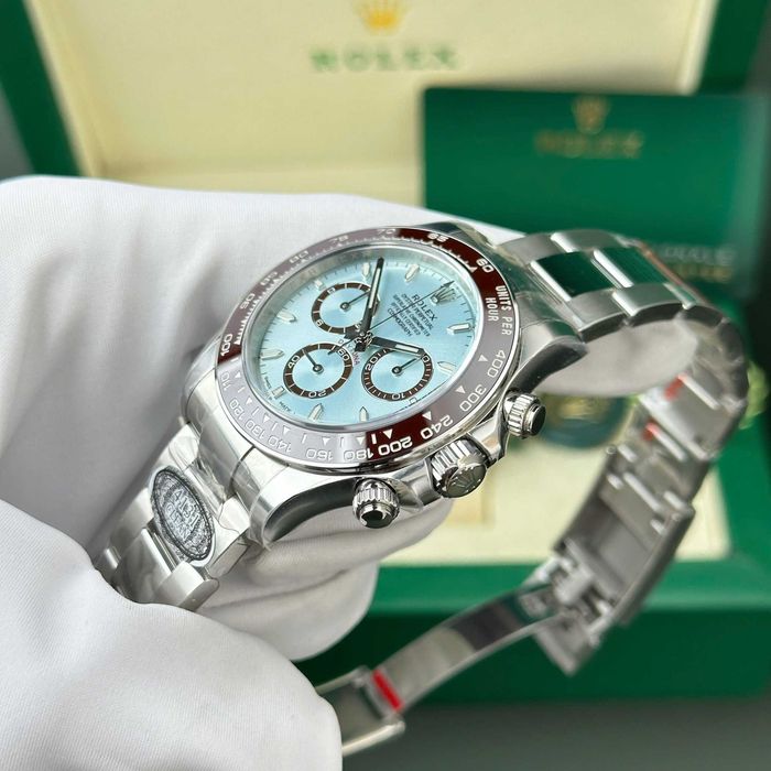 rolex daytona 4131 сребърен/платинен отворен гръб