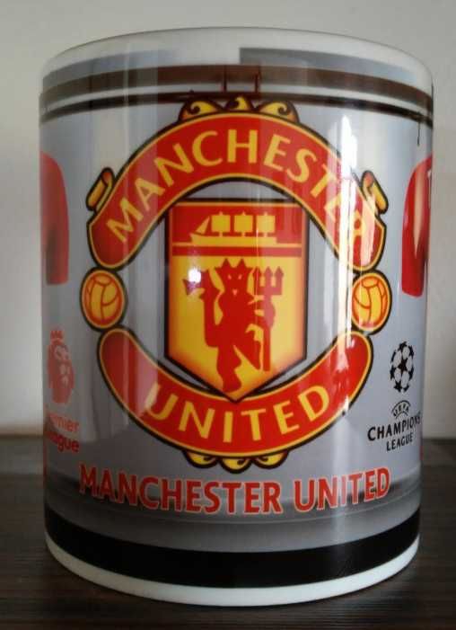 Чаша на Манчестър Юнайтед с име и номер!Футболна чаша Manchester Und!