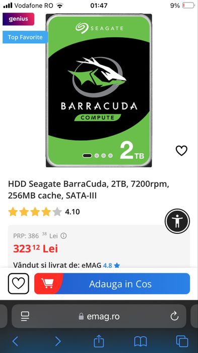 Vand/schimb hdd 2tb